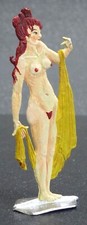Aphrodite Venus erotische Zinnfigur Flachfigur bemalt Beate Uhse Erotik Museum
