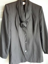 Orignal Retro Cartoon Blazer/Jacke mit Stoffrose, 80/90er Gr. 38/40 M/L Vintage 