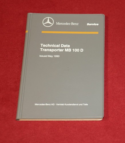 Technical data mercedes 100 - mercedes, mb