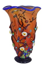 Glaskunst Vase Glas Murano