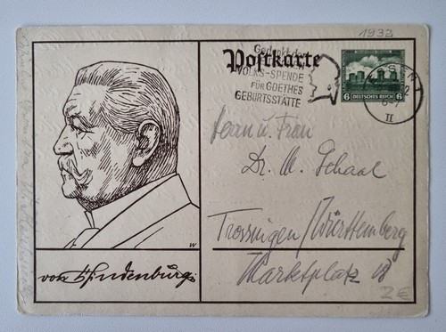 Postkarte deutsches - -,