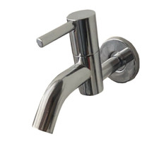 Standventil Kaltwasser Waschtisch Armatur Einhebel Wasserhahn Bad/Gäste WC Wand