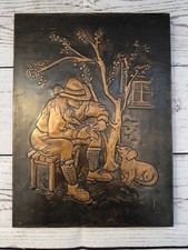 Kupferbild Kupferstich Jagd