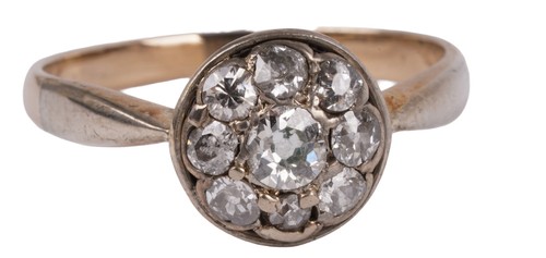 Antiker 17ct diamant ring - 1,17ct.,