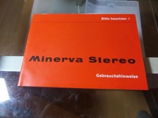 Gebrauchshinweise Minerva Stereo  A47