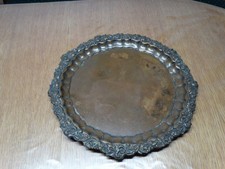 Tablett Metall Teller Antik