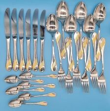 WMF Besteck Cromargan 24 Teiliges Set Ambiente CHARME, Kuchengabel, Kaffelöffel