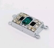 835 Silber Schiebeschloss Perlen Kettenverschluss Silberverschluss  Art Deco 