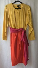 NWT Gillian Silk Wrap Crepe