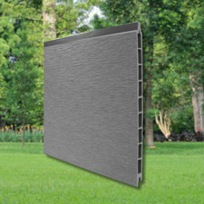 MUSTER WPC XL Sichtschutz Zaun