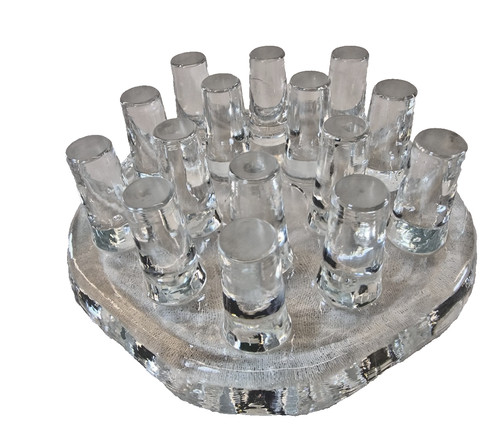 Vintage stövchen glas - stövchen,