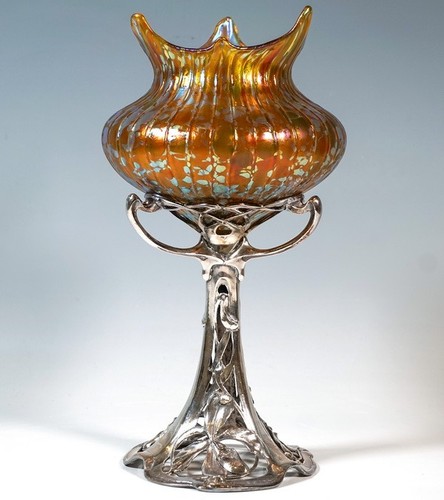 Lötz austria jugendstil vase - austria,