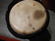Spitzen Djembe Mali, Lenkeholz , extradickes Ziegenfell