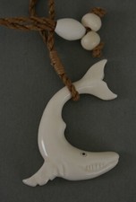 Anhänger Wal Knochen Carving  ethnic