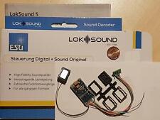 ESU 58410 H0 LokSound5 Decoder 8-pol. DCC/MOT/mfx +Lautspr. +Wunschound (54400)