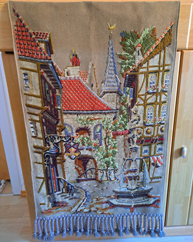 Gobelinstickerei wandbehang - gobelinstickerei,