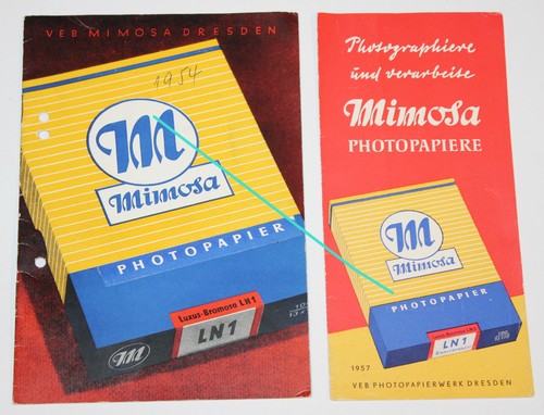 Mimosa photopapiere zwei - mimosa, ,zwei