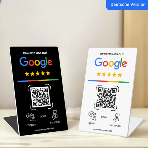 Google bewertung aufsteller - google,