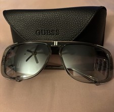 GUESS Damen Sonnenbrille Grau Mit Brille Tasche Box,00082 20C 6214 135*3