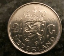 *Niederlande 2 1/2 Gulden 1969