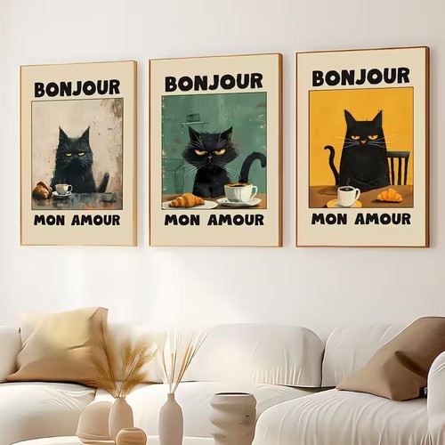 Leinwanddruck katze wandbild - katze,