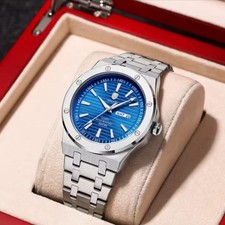 Herren Armbanduhr Edelstahl