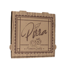 DayBays Pizzaschachtel Braun Pizzabox Pizzakarton Pizza Karton Box Stabil