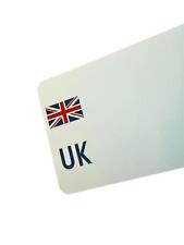 Vorne GB Quadratisch Tüv UK Straße Gesetzliche Auto Wohnwagen Van Reg Bereich