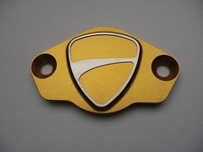 Ducati Inspektionsdeckel mit Logo gold Monster S4, S4R, S4RS