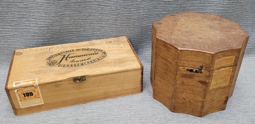 Alte holz zigarrenkiste von - zigarrenkiste,