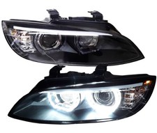 XENON SCHEINWERFER FÜR BMW E92 E93 05-02/10 SCHWARZ D1S HID TAGFAHRLICHT LED