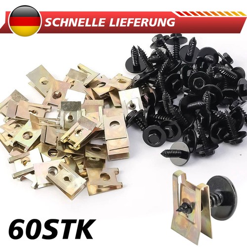60x typ schraube mutter clip - u,