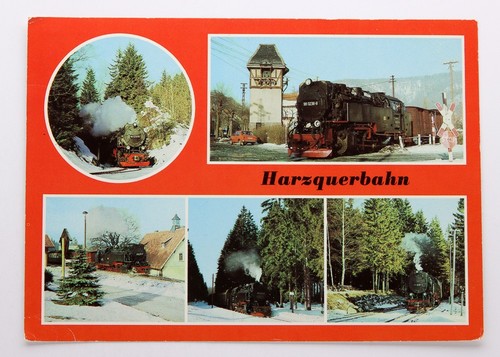 Postkarte harzquerbahn - postkarte,