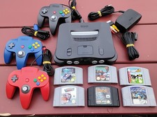Nintendo 64 N64 Komplett Set Controllern und Spielen Original