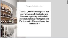Handelsfachwirt Mündliche Prüfung 94 von 100 Pkt. + Handout+Vortrag+Fragen+Präsi