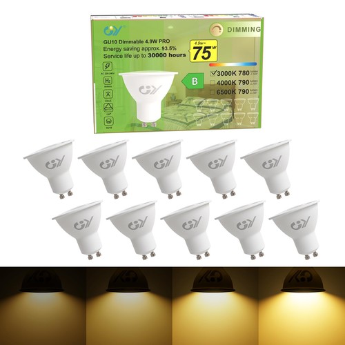 Gu10 led dimmbar warmweiss - led,
