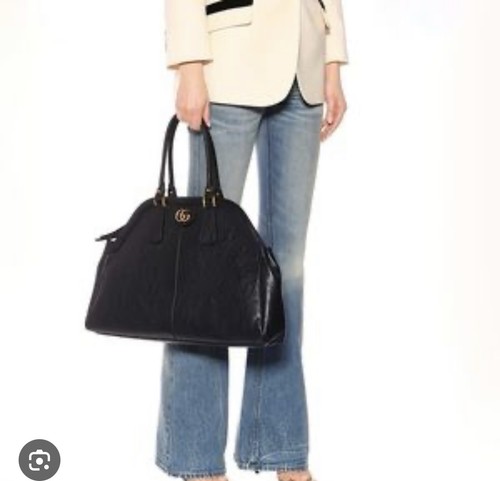 Gucci rebelle leather large - large, gg