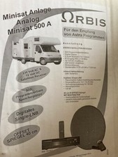 Mini Sat Anlage Orbis 40cm Spiegel Schüssel Mini Sat-Receiver 12V/230V