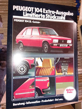 Peugeot 104 Werbung Plakat