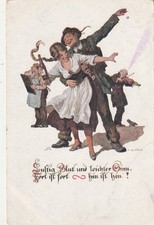 AK  Musik + Tanz:  Paar tanzt "Lustig Blut + leichter Sunn - Verlag: Nr. 1328