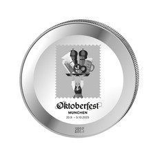 Deutschland Bayern Oktoberfest München 2025 1 Oz Silber 999 UNZ in Münzkapsel