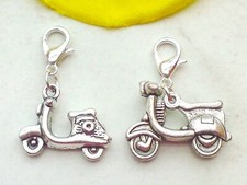 Charms Anhänger *MOFA VESPA MOTORROLLER Charm Moped Motorrad* für Armband Kette