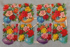 Glanzbilder Bogen MLP 1273 Rosen in Vasen