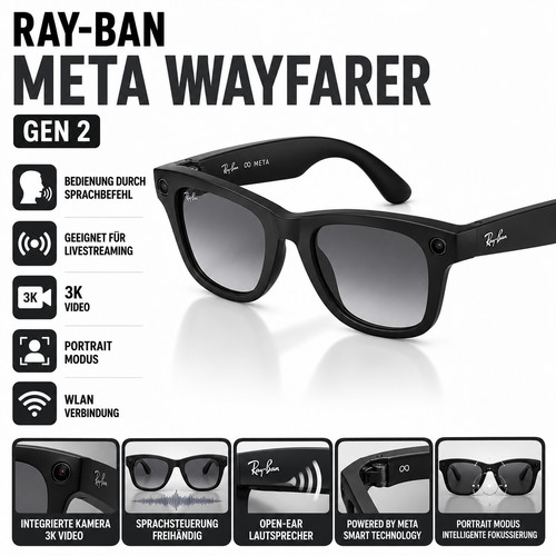 Ray ban meta wayfarer - wayfarer, 2)