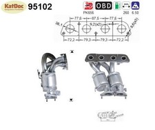 ✅ Katalysator für Toyota MR2 III, 1.8 16V VT-i, 103kW, Euro 3