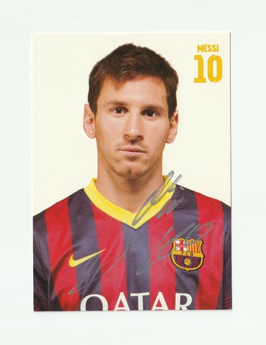 Lionel messi signed - lionel, card