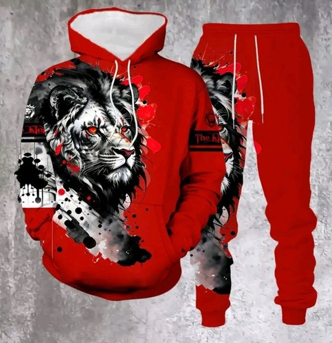 Herren trainingsanzug set rot - herren,