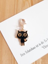 Emaillierter Katzen Anhänger