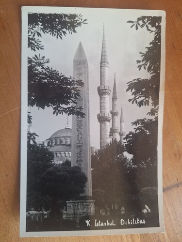 Alte ansichtskarte istanbul - ansichtskarte,