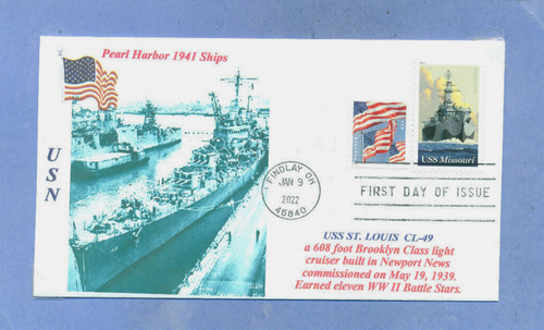 Uss stk louis us - uss, cl-49